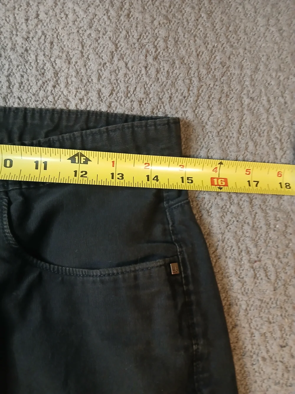 Calvin Klein Mens Jeans Chino 31×32 Black Straight